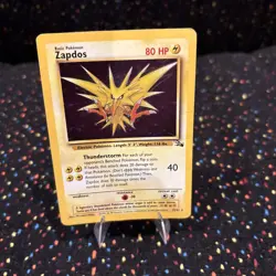 Pokemon Zapdos 15/62 Base Set Holo Rare 1999 80 HP English TCG Card - Image 4