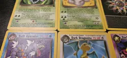 Pokemon Team Rocket Dark Golbat Arbok Gyarados Dragonite Slowbro 8 Card Lot - Image 3