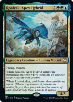 Roalesk, Apex Hybrid Streets of New Capenna Commander NM CARD ABUGames - Image 1