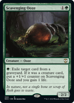 Scavenging Ooze Streets of New Capenna Commander NM Green Rare MTG CARD ABUGames - Image 1