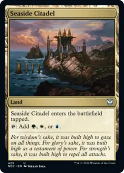 Seaside Citadel Streets of New Capenna Commander NM Land Uncommon CARD ABUGames - Image 1