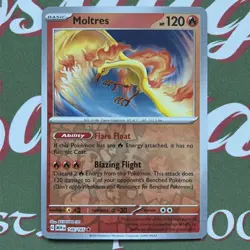 Pokemon TCG Scarlet & Violet 151 Aerodactyl Reverse Holo Card 142/165 Pack Fresh - Image 2