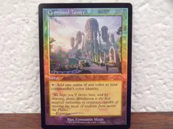 Magic The Gathering Retro Frame Command Tower Promo Card MTG WOTC - Image 1