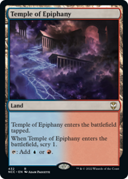Temple of Epiphany Streets of New Capenna Commander NM Land Rare CARD ABUGames - Image 1