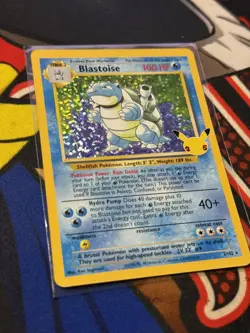 Blastoise 2/102 Holo Celebrations Classic Collection Pokemon Card Mint - Image 3