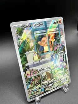Charmander SVP 044 Black Star Promo Full Art Pokemon Card Near Mint Rare Holo - Image 3
