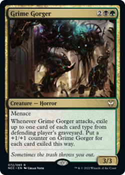 Grime Gorger Streets of New Capenna Commander NM Black Green Rare CARD ABUGames - Image 1