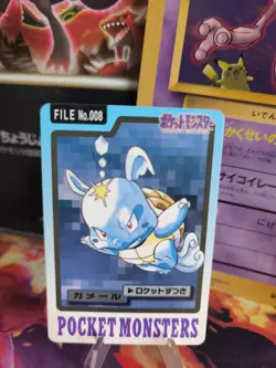 Pokemon Karte Card Pocket Monsters Carddass 1997 japanese Wartortle Schillok NM- - Image 1