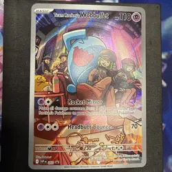 Team Rocket's Wobbuffet 203 Sv: Scarlet & Violet Promo Cards Holo - Image 1