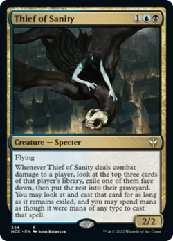 Thief of Sanity Streets of New Capenna Commander NM Rare CARD ABUGames - Image 1