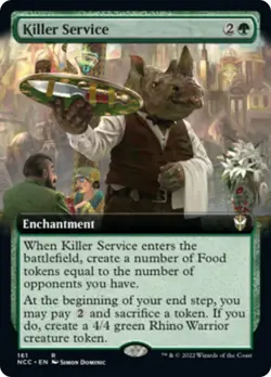 Killer Service (Extended Art) Streets of New Capenna Commander NM CARD ABUGames - Image 1