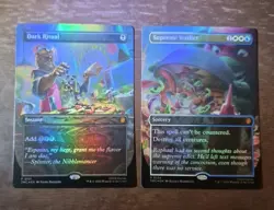 Dark Ritual & Supreme Verd Borderless FOIL Teenage Mutant Ninja Turtles MTG MINT - Image 1