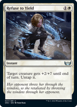 Refuse to Yield FOIL Streets of New Capenna NM White Uncommon MTG CARD ABUGames - Image 1