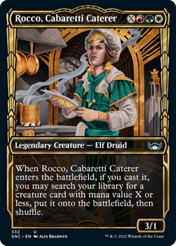 Rocco, Cabaretti Caterer (Showcase 332) FOIL Streets of New Capenna NM ABUGames - Image 1