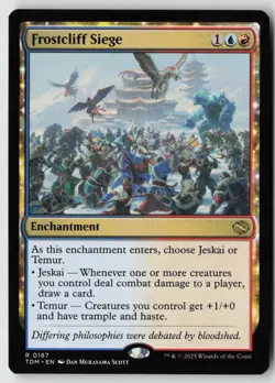 Frostcliff Siege 187 Rare Tarkir: Dragonstorm Magic: The Gathering Near Mint - Image 1