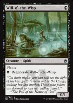 Will-o'-the-Wisp LP, English MTG Masters 25 - Image 1