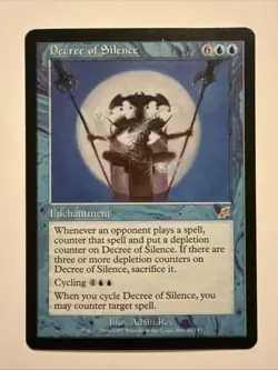 Decree of Silence - Scourge (2003) MTG Excellent - Image 1