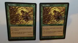 X2 Magic the Gathering - Tempest Root Maze 250 Rare 1997 Excellent LP - Image 1