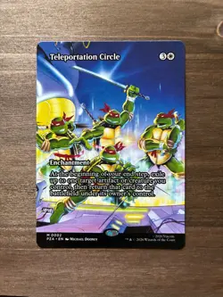 Teleportation Circle Borderless Teenage Mutant Ninja Turtles (PZA) MTG - Image 1