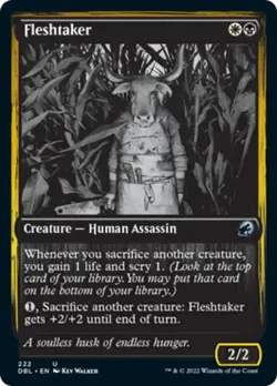 Fleshtaker (Grayscale) Innistrad: Double Feature - Midnight Hunt NM ABUGames - Image 1