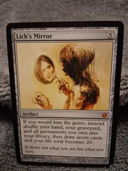 Magic: The Gathering Lich's Mirror Shards of Alara Mythic Artifact Regular 210 - Image 1