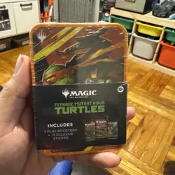 Magic: The Gathering Teenage Mutant Ninja Turtles Tin [Michelangelo] 3 Boosters - Image 1