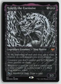 Toxrill, the Corrosive (Showcase) 321 Innistrad: Crimson Vow MTG Foil LP - Image 1
