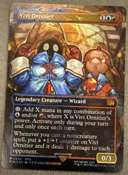 Vivi Ornitier (Borderless) (Chocobo Track Foil) MTG Final Fantasy - Image 1