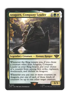 Universes Beyond: The Lord of the Rings #191 Aragorn, Company Leader - Image 1