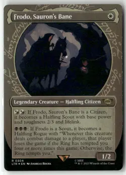 Frodo, Sauron's Bane (Showcase) Foil The Lord of the Rings: 304 NM - Image 1