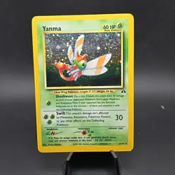 Pokemon Neo Discovery Yanma TCG Card #17/75 Unlimited Holo Rare 2001 - Image 1