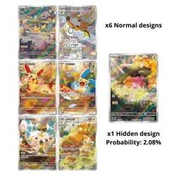 Pokemon TCG Nuzzle Cheeks Plush & Simplified Chinese Booster Pack Blind Gift Box - Image 4