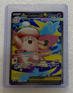 Pokemon TCG Clefairy 094/088 + Mega Clefable EX Lot Full Art Holo NM - Image 3