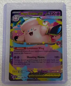Pokemon TCG Clefairy 094/088 + Mega Clefable EX Lot Full Art Holo NM - Image 5