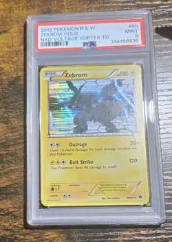 Pokemon Zekrom Holo 50/99 NXD Next Destinies Mint Psa 9 Population 3 - Image 1