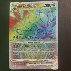 Pokemon TCG Giratina VSTAR 201/196 Secret Rainbow Rare, Lost Origin - Image 1