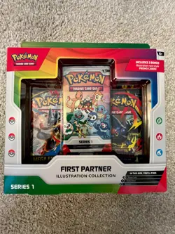 Pokemon TCG First Partner Illustration Collection Series 1 New Sealed - Image 1