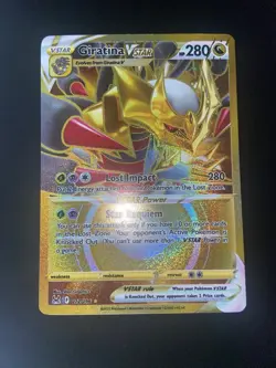 Pokemon Giratina VSTAR 212/196 Gold Secret Rare Lost Origin Holo WOTC NM - Image 2