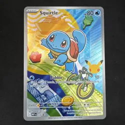 First Partner Illustration Squirtle Promo Full Art Holo 039 Pokemon TCG - Image 1