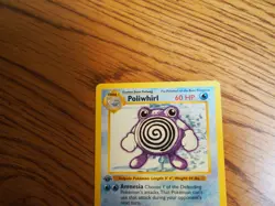 Pokemon 1999 1st Edition Shadowless Base Poliwhorl uncommon card - Image 2