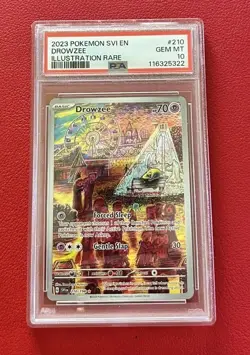 *PSA 10* Pokemon Drowzee 210/198 Scarlet & Violet Base Set Illustration Rare GEM - Image 1