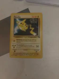1999-03 Pokemon Wizards of the Coast Black Star Promo #4 Pikachu (First Movie) - Image 1