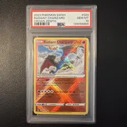 2023 Pokemon SWSH Crown Zenith #020 Radiant Charizard PSA 10 GEM MINT - Image 1