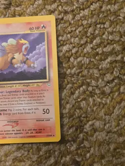 Pokemon Entei 17/64 Non Holo Neo Revelation Unlimited Pack Fresh - Image 2