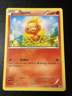 Torchic - 25/160 - Common Heavy Played, English Pokemon Primal Clash - Image 1