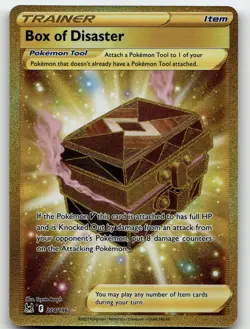 BOX OF DISASTER 214/196 SECRET RARE LOST ORIGIN POKEMON NEAR MINT - Image 2