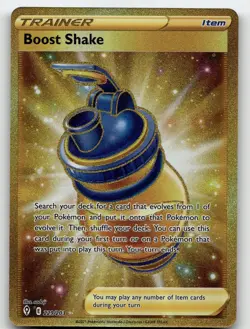 BOOST SHAKE 229/203 SECRET RARE EVOLVING SKIES POKEMON NEAR MINT - Image 2