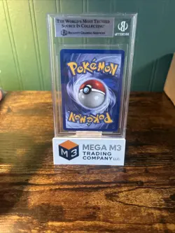 1999 Pokemon TCG Holo Rare Hitmonlee 7/62 Fossil Set First Edition BGS 8 - Image 3