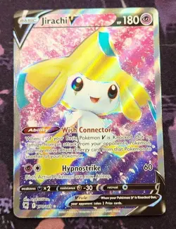 Pokemon: SWSH10: Astral Radiance: Holofoil Jirachi V (Full Art): LP Condition - Image 1