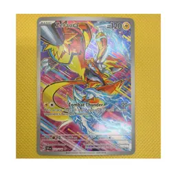 Pokemon TCG Zeraora 151/142 Illustration Rare Secret Holo HP 120 English - Image 1